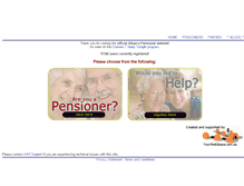 Tablet Screenshot of adopt-a-pensioner.yourwebspace.com.au